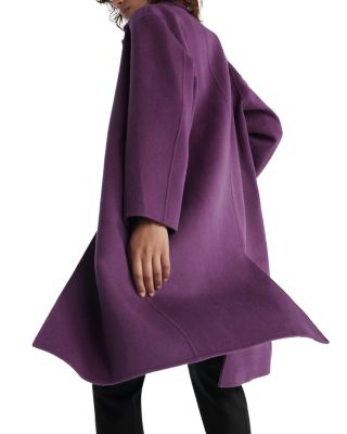 womens plum coat