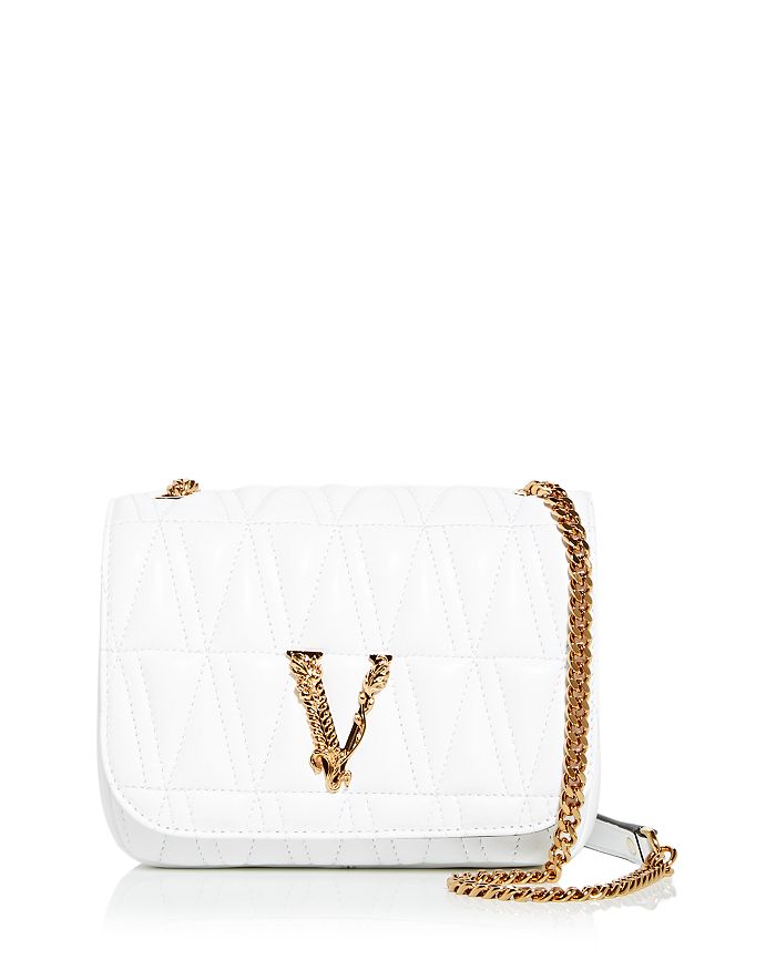 Versace, Bags, Versace White Virtus Handbag