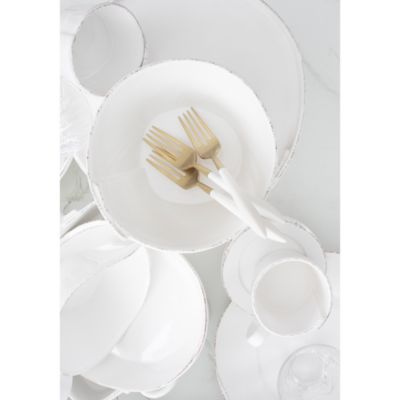 Ares Oro & White 5-Piece Place Setting
