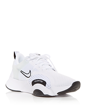 Nike Women's Superrep Go 2 Low Top Sneakers In White/black/platinum