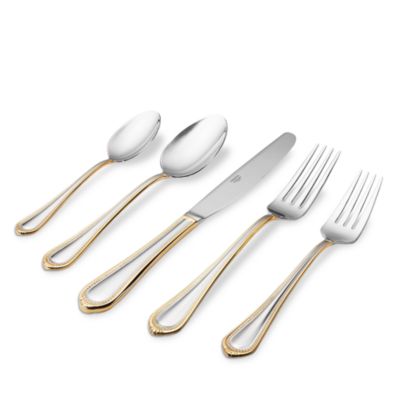 Regent Bead Gold 65 Piece Flatware Set