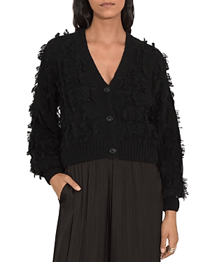 Eleven Six Luella Eyelash Trim Cardigan