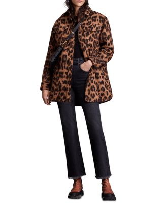 ALLSAINTS Sophie Leopard Print Jacket | Bloomingdale's