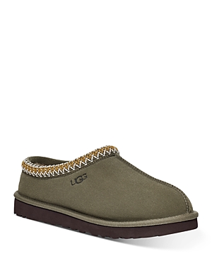 Ugg Men's Tasman Suede & Shearling Slippers In Burnt Olive