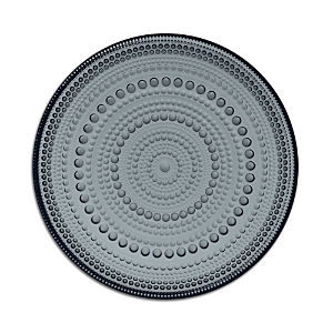 Shop Iittala Kastehelmi Dark Gray Plate, 6.75 In Dark Grey