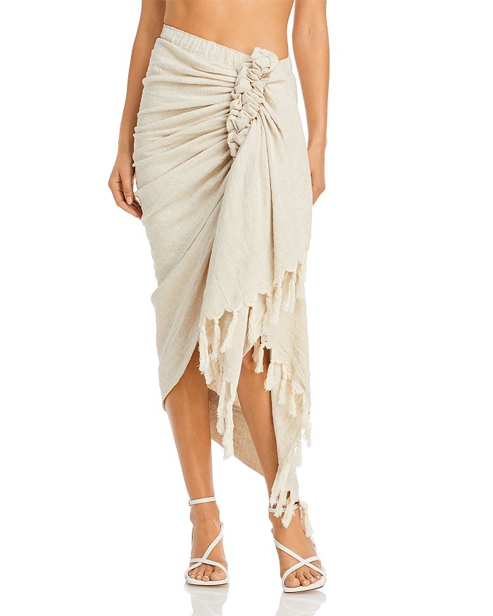 Asymmetrical skirt queen discount