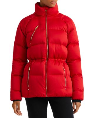 ralph lauren belted puffer coat