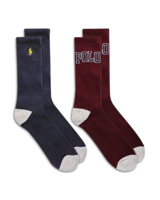 Polo Ralph Lauren - Logo Crew Socks, Pack of 2