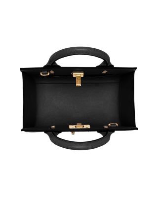Studio Box Mini Leather Top Handle Bag