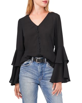 vince camuto bell sleeve blouse