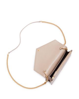 Cassandre Envelope Chain Wallet in Grain De Poudre Leather