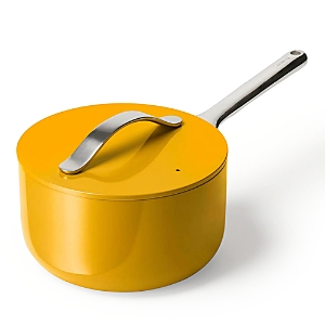 Caraway Nonstick Ceramic 3-quart Sauce Pan With Lid In Marigold