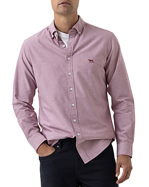 Rodd & Gunn North Island Solid Button-down Shirt In Merlot