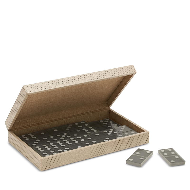 Pigeon & Poodle Dayton Leather Domino Box Set, Oversized