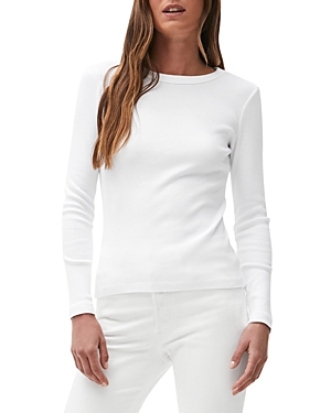 Michael Stars Nori Crewneck Tee In White