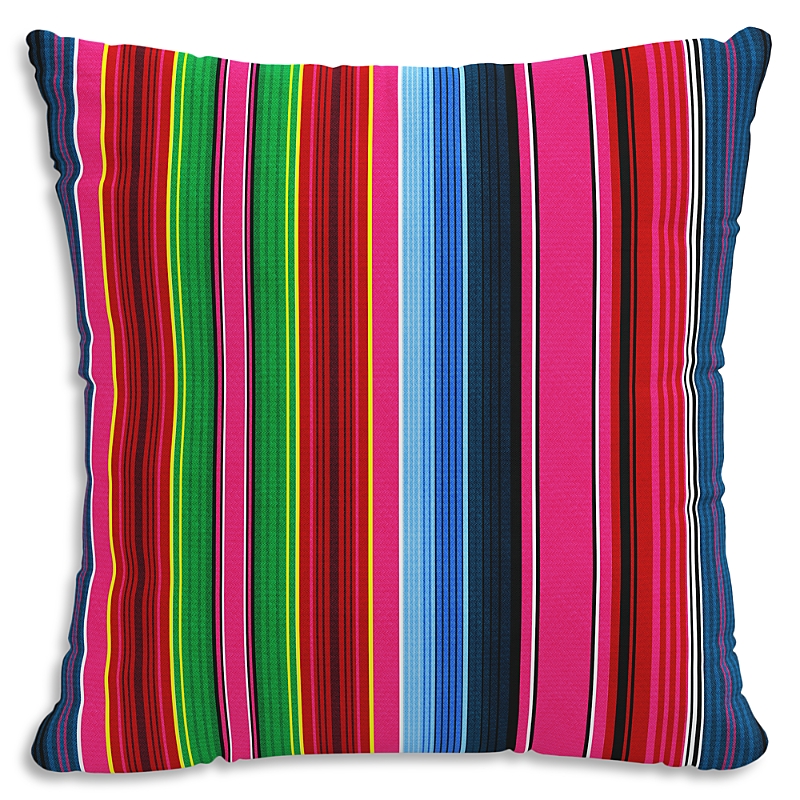 Sparrow & Wren Down Pillow in Stripe Multi, 20 x 20