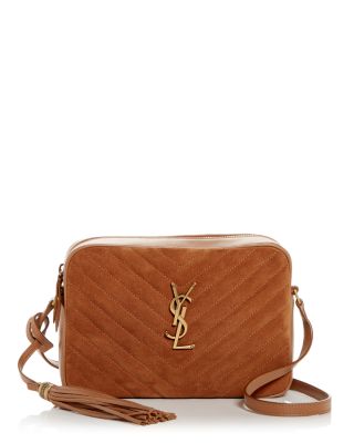 lou ysl suede camera crossbody bag