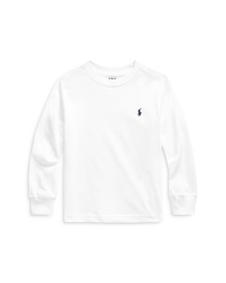 Ralph Lauren - Boys' Cotton Long Sleeve Tee - Little Kid, Big Kid