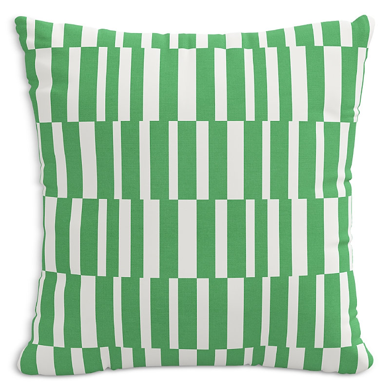 Sparrow & Wren Down Pillow in Jump Stripe, 20 x 20