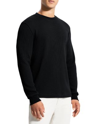 men's black crew neck
