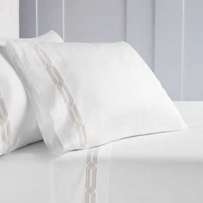 Italian Tivoli Embroidered King Pillowcase - Exclusive