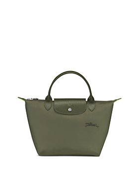 Longchamp Green & Black Nylon Monogram Zip Close Pouch Bag — Labels Resale  Boutique