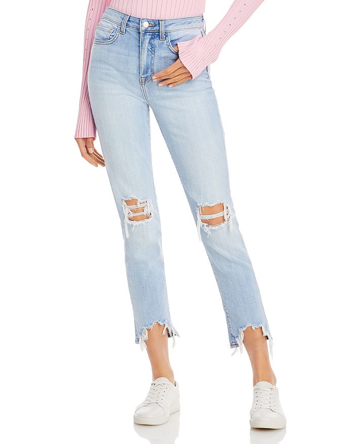 L'AGENCE Ripped Jeans in Classic Braise | Bloomingdale's