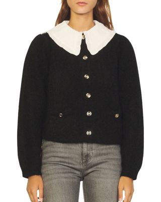 Sandro - Royaume Collared Cardigan