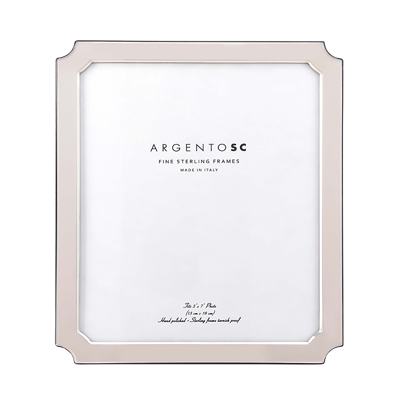 Argento Sc Edged Sterling Silver Picture Frame, 5 X 7 In Silver
