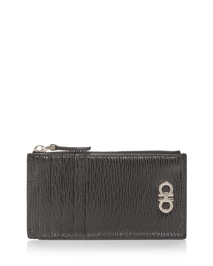 Ferragamo - Revival Leather Zip Card Case
