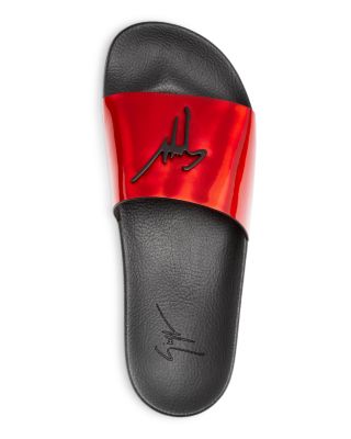 zanotti palm slippers