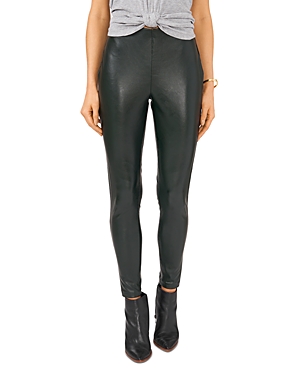 VINCE CAMUTO FAUX-LEATHER LEGGINGS