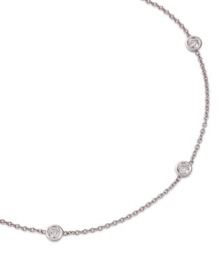 Diamond Station Bracelet in 14K White Gold, .25 tcw&amp;nbsp;- Exclusive