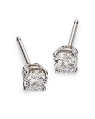 Diamond Studs in 18K White Gold, 0.30 tcw&nbsp;
