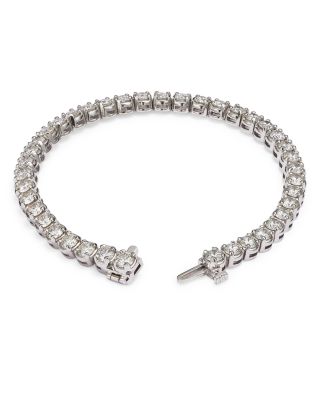 Certified Diamond Tennis Bracelet in 14K White Gold, 8.0 tcw&nbsp;