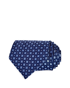 The Men's Store at Bloomingdale's Squares & Dots Silk Classic Tie - 100% Exclusive