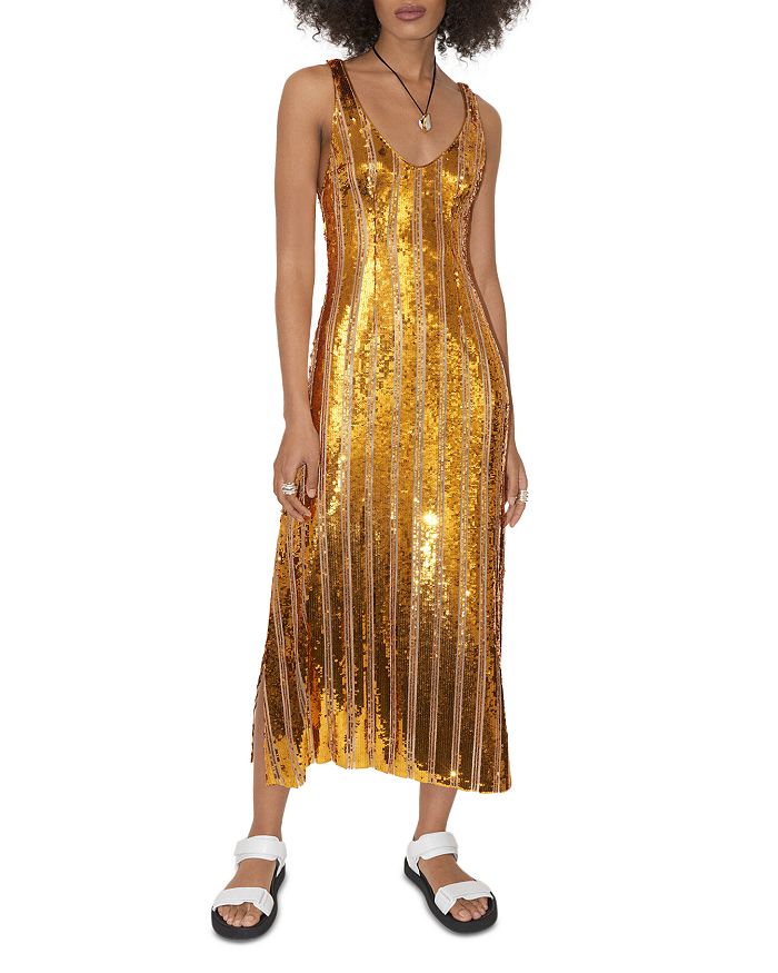 Galvan Sequined Valletta Dress | Bloomingdale's