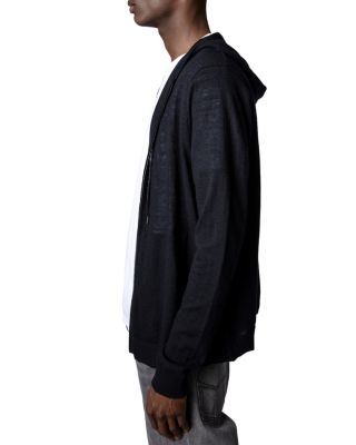 Clash Cashmere Hooded Cardigan