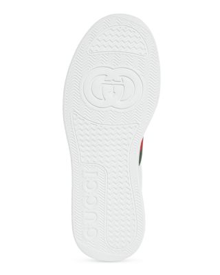 Men's Signature Web Low Top Leather Sneakers