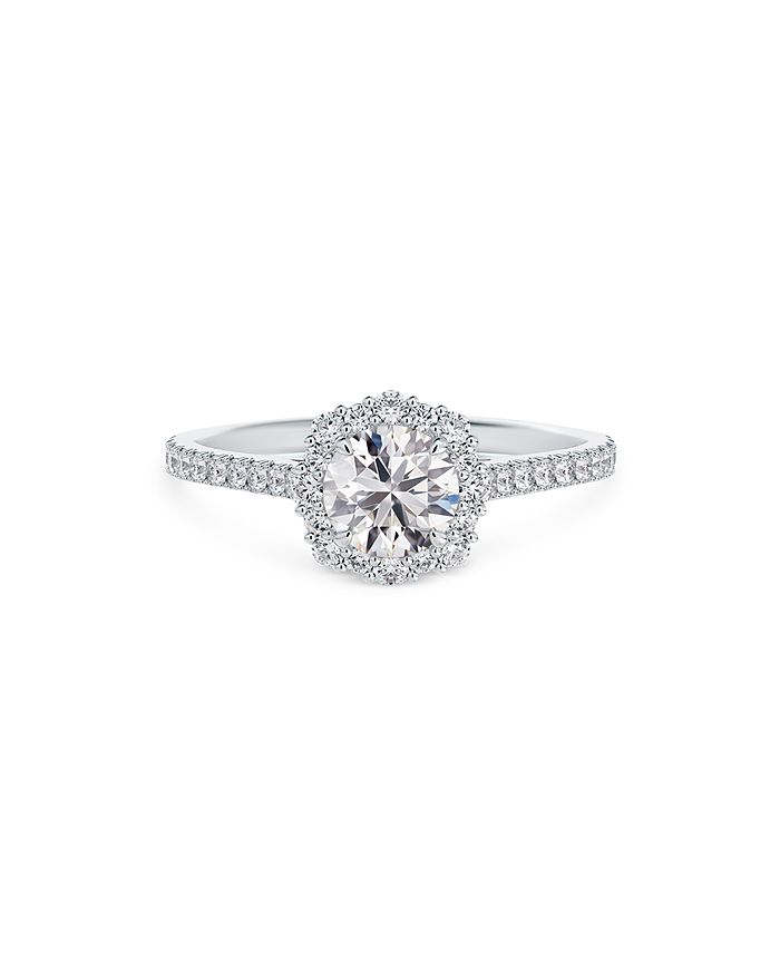De Beers Forevermark Center of My Universe® Floral Halo Diamond