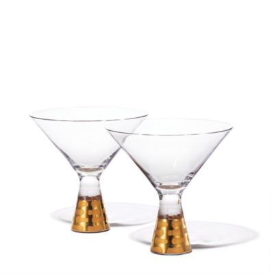 Truro Gold &amp; Platinum Glass Drinkware