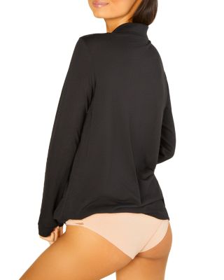 Notched Collar Classic Pajama Top  