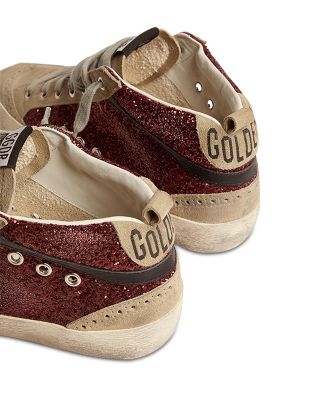 Women's Mid Star Glitter Sneakers