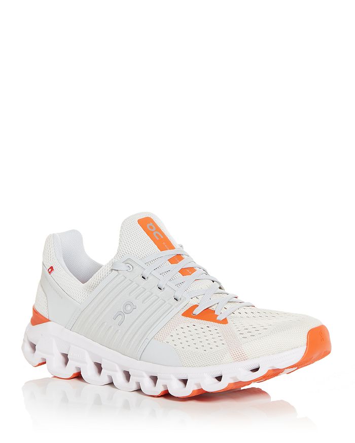 On Men's Cloudswift Low Top Sneakers In White | Flame
