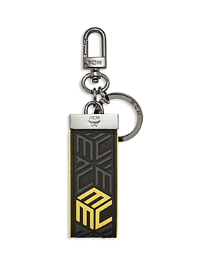 Mcm Cubic Monogram Leather Key Ring