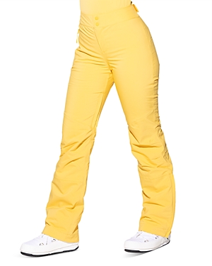 Halfdays Alessandra Insulated Waterproof Winter Pants In Yellow