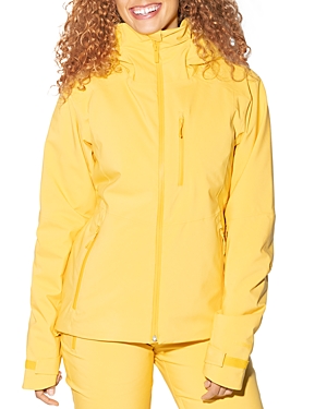 Halfdays Lawrence Waterproof Winter Jacket In Yellow