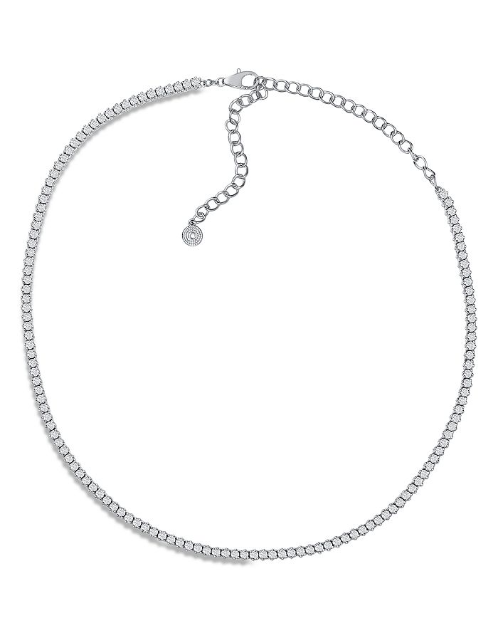 Bloomingdale's - Diamond Choker Tennis Necklace in 14K Gold, 4.0 ct. t.w. - 100% Exclusive