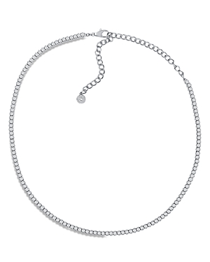 Bloomingdale's Diamond Choker Tennis Necklace In 14k White Gold, 4.0 Ct. T.w. - 100% Exclusive