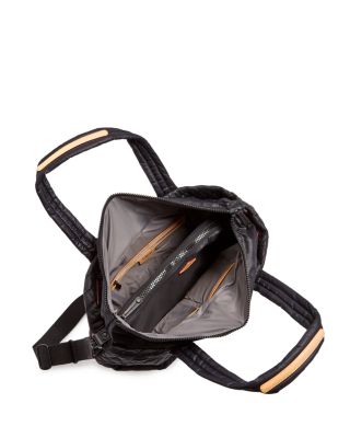 Medium Quilted Nylon Metro Tote Deluxe